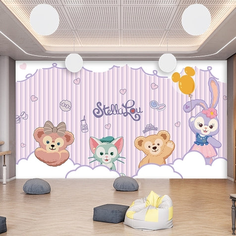 Whimsical Animal Wall Mural - Image 3