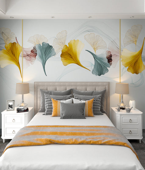 Ginkgo Leaf Wall Mural - Image 2
