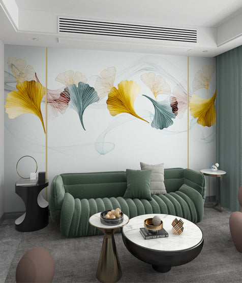 Ginkgo Leaf Wall Mural