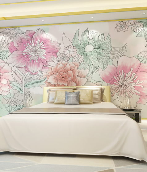 Floral Wall Mural