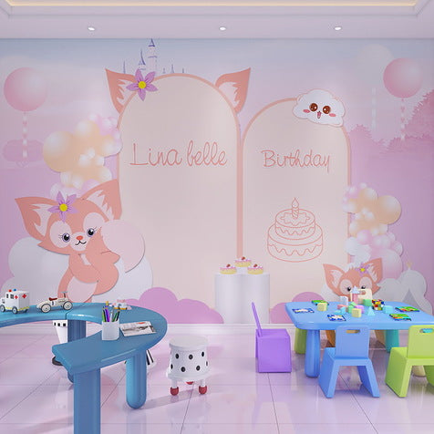 Children's Birthday Backdrop