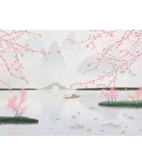 Floral Wall Mural - Image 3