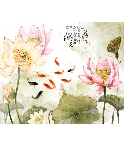 Asian-Inspired Wall Mural - Image 2