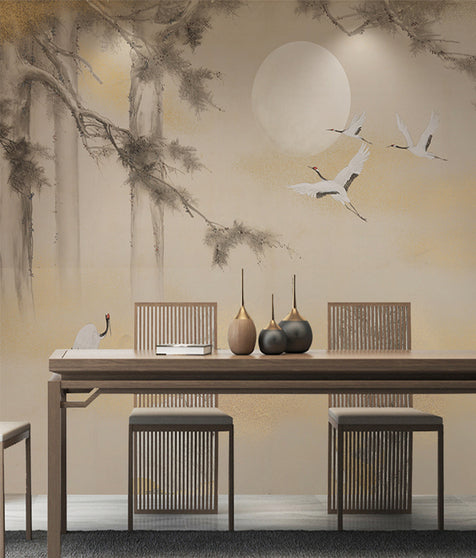 Chinese Ink-Wash Wall Mural - Image 3