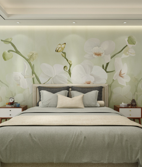 Botanical Floral Wall Mural