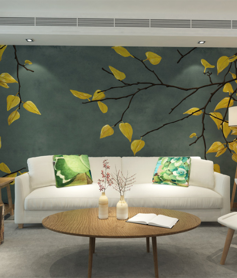 Nature-Inspired Wall Mural