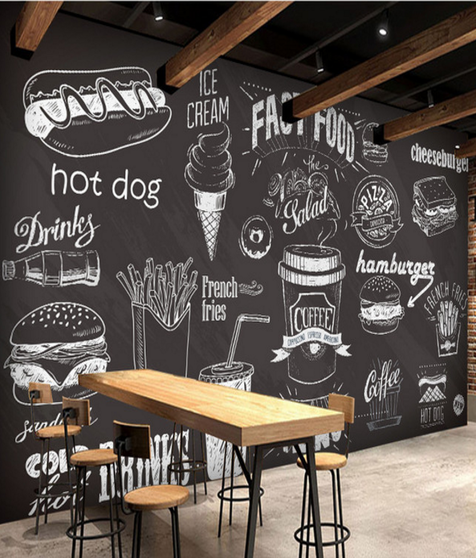 Food Themed Wall Mural