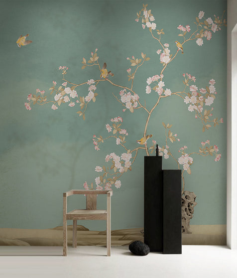Nature-Inspired Wall Mural