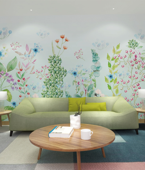 Floral Wall Mural - Image 3