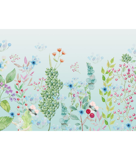 Floral Wall Mural - Image 2