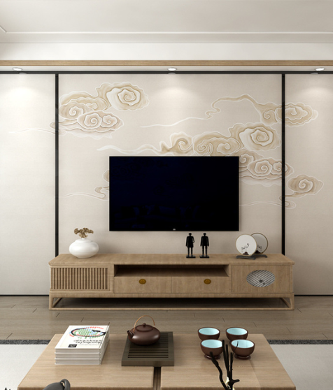 Cloud Pattern Wall Mural