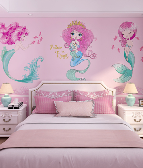 Mermaid Wall Mural - Image 2
