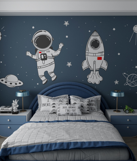 Space-Themed Wall Decals - Image 3