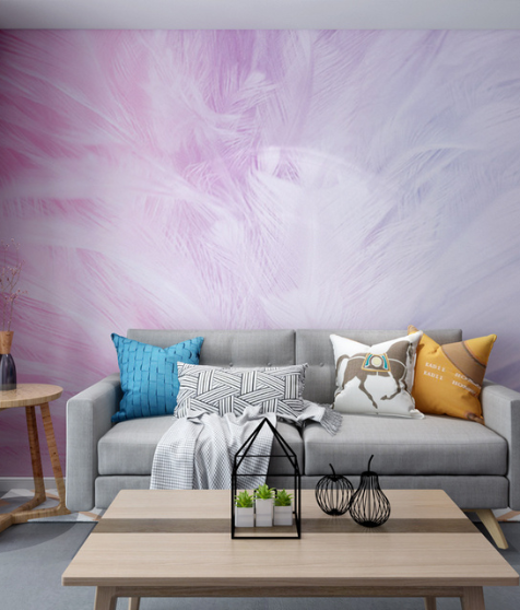 Abstract Feather Wall Mural - Image 3