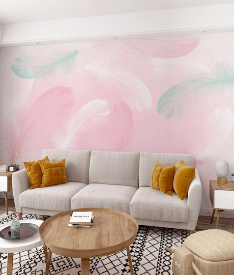 Feather Wall Mural