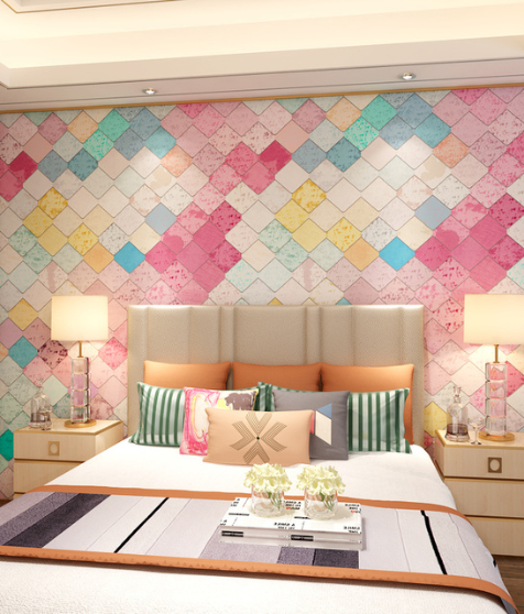 Geometric Wall Mural Wallpaper