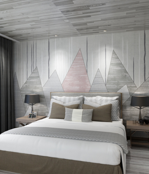 Geometric Wall Mural