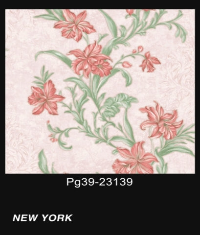 Floral Wallpaper or Fabric Sample