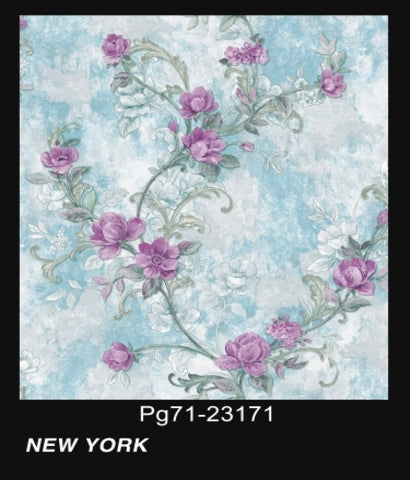Floral Wallpaper or Fabric Swatch