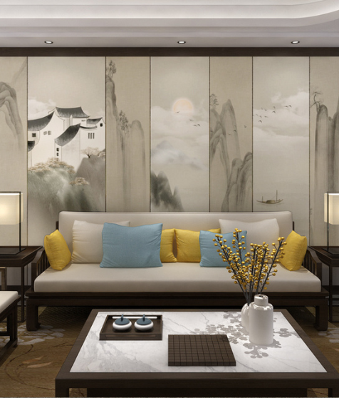 Chinese Landscape Wall Mural - Image 3