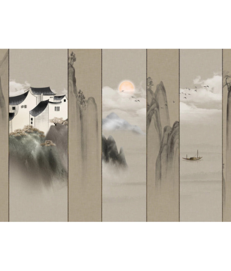 Chinese Landscape Wall Mural - Image 2