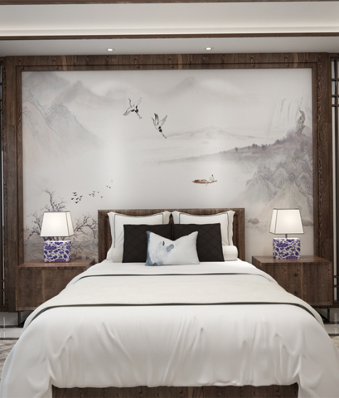 Wall Mural with East Asian Landscape - Image 2