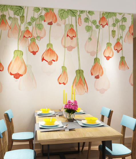 Artisan Floral Wall Mural