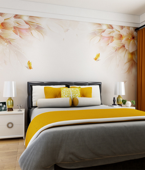 Contemporary Floral Wall Murals