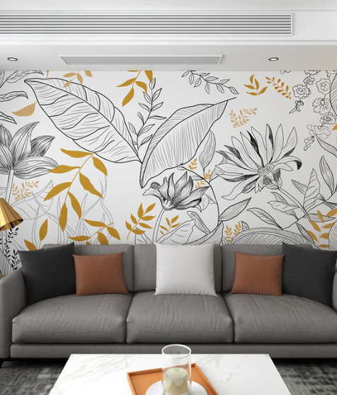 Classic Botanical Wall Mural