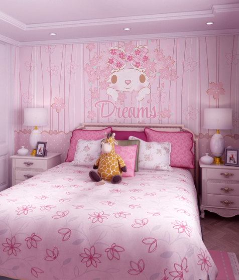 Premium Children' Bedroom Wallpaper Mural Set