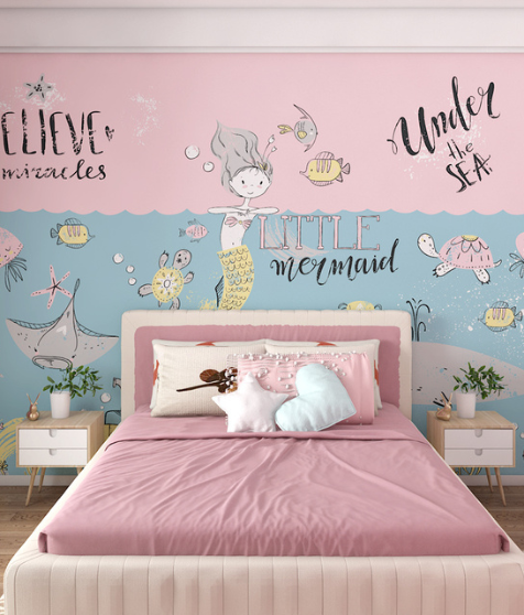 Vintage Kids Wall Mural