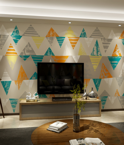 Modern Geometric Wall Mural